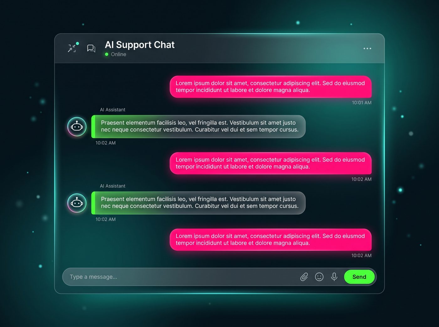 AI chat agent answering customers 24/7
