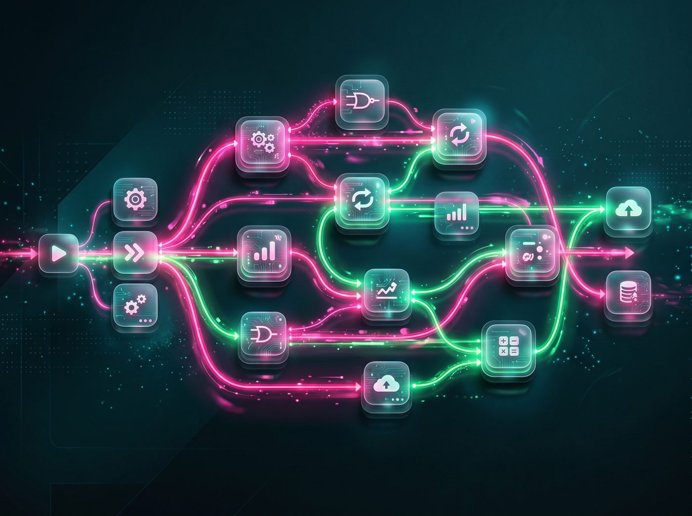 Automated workflow connecting your apps